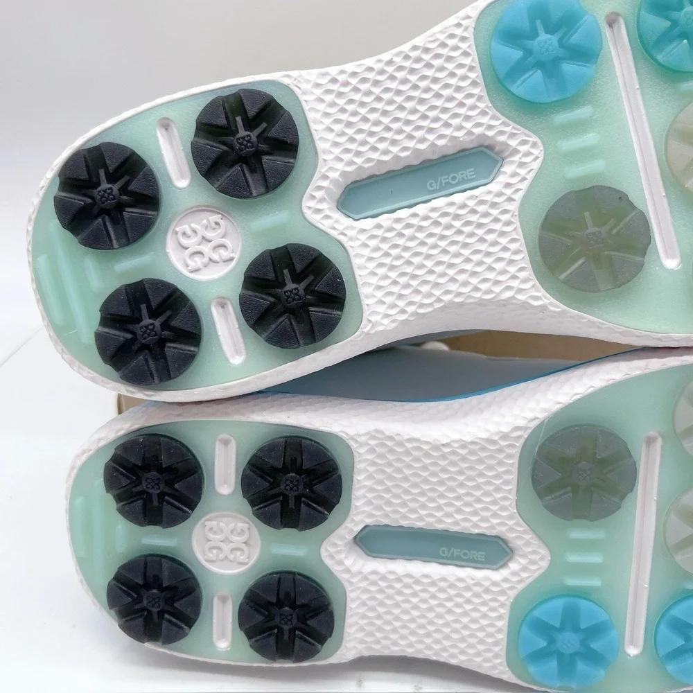 G/Fore Gallivan2R ⛳️ Golf Split Toe Shoe White Blue Men's US 9 (GMF000108)
